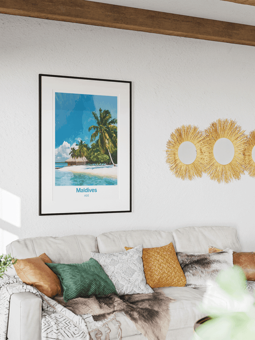 Affiche Maldives